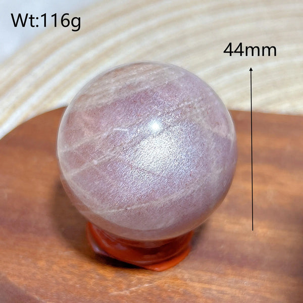 Pink Moonstone Ball-ToShay.org