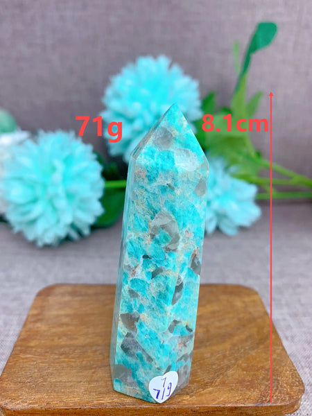 Blue Amazonite Point-ToShay.org