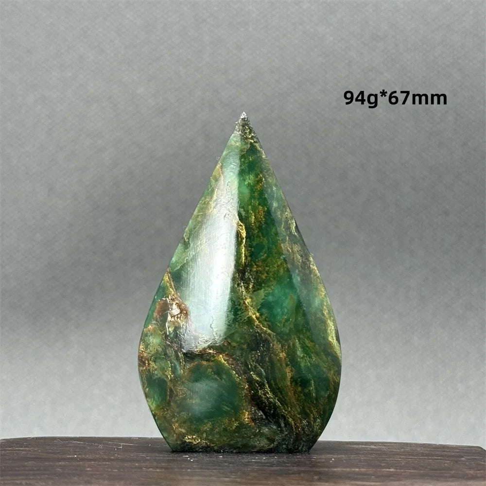 Green Emerald Jasper Torch-ToShay.org