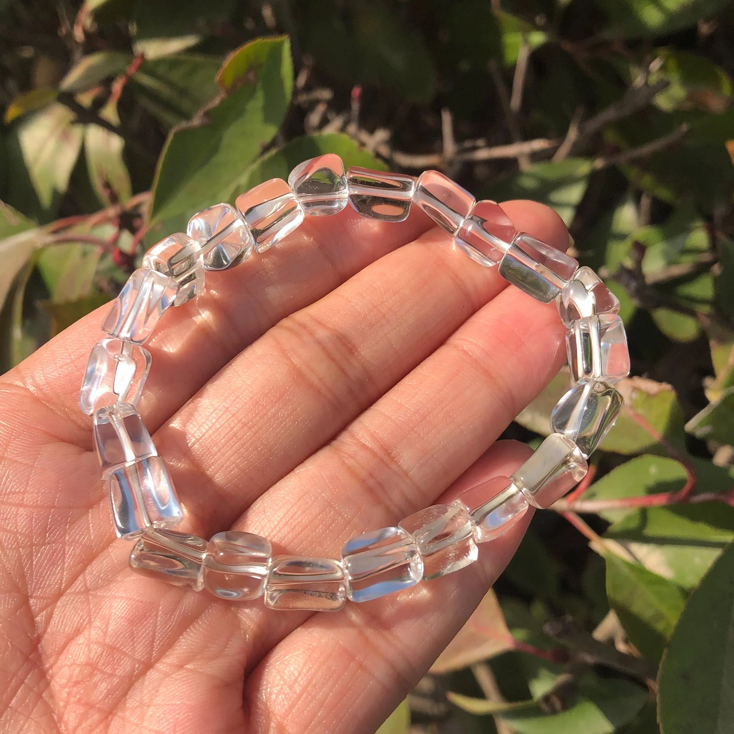 Clear Rock Quartz Bracelet-ToShay.org