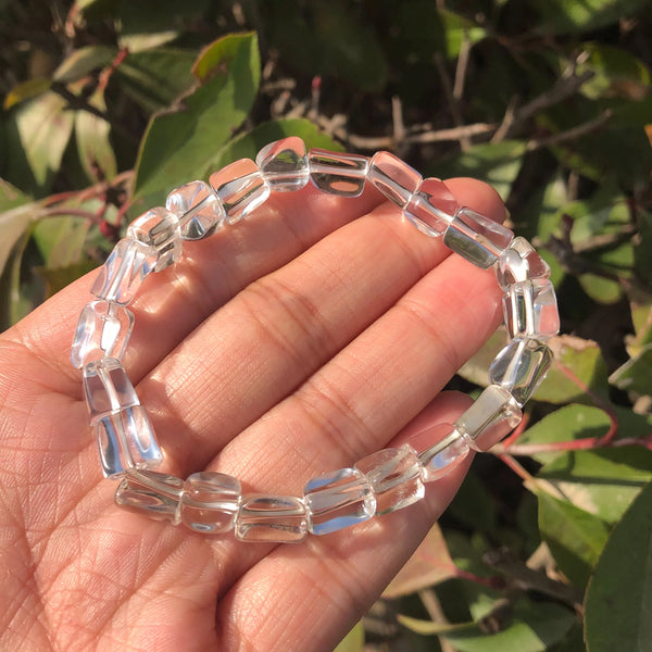 Clear Rock Quartz Bracelet-ToShay.org