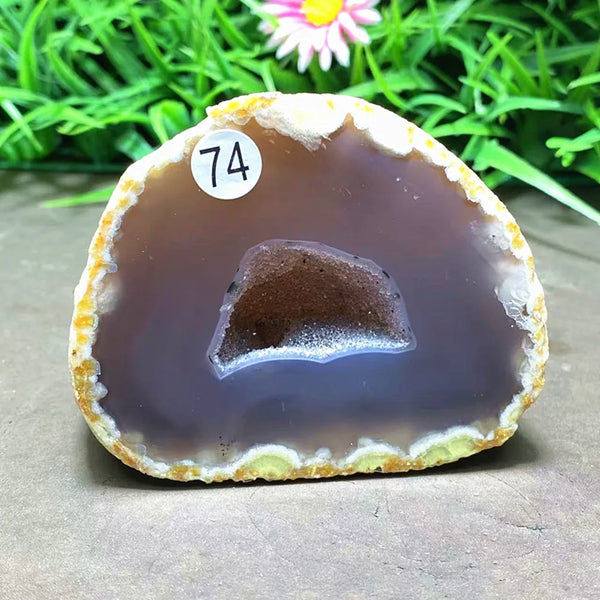 Blue Agate Geode-ToShay.org