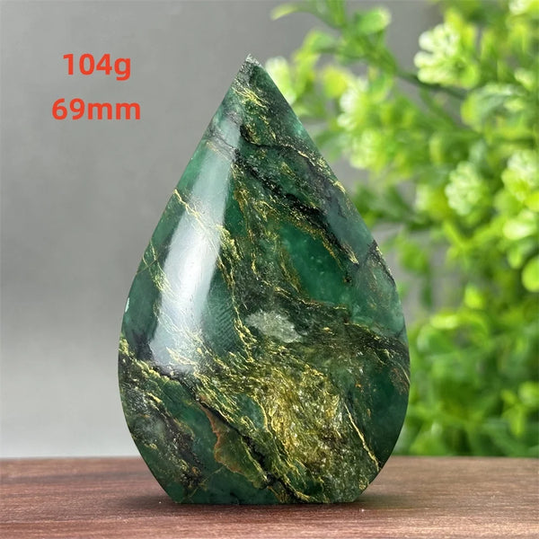 Green Emerald Agate Torch-ToShay.org