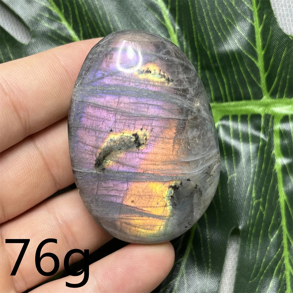 Purple Labradorite Palm Stone-ToShay.org