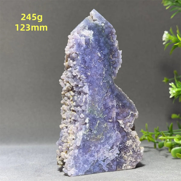Purple Grape Agate Tower-ToShay.org