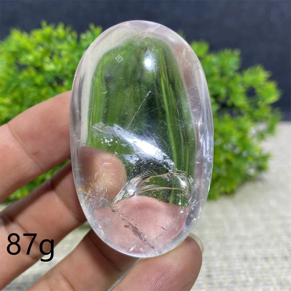 Clear Crystal Palm Stone-ToShay.org