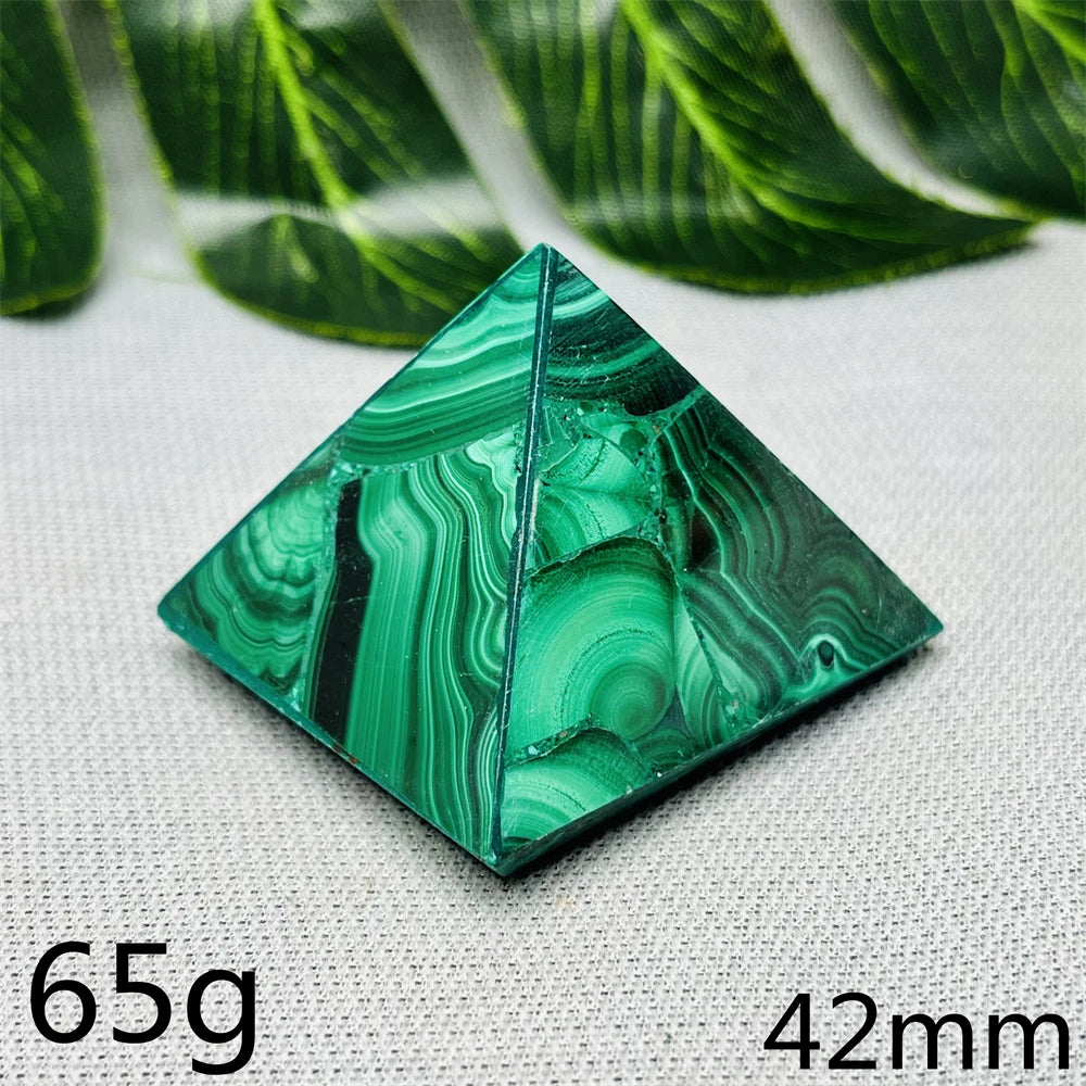 Green Malachite Pyramid-ToShay.org