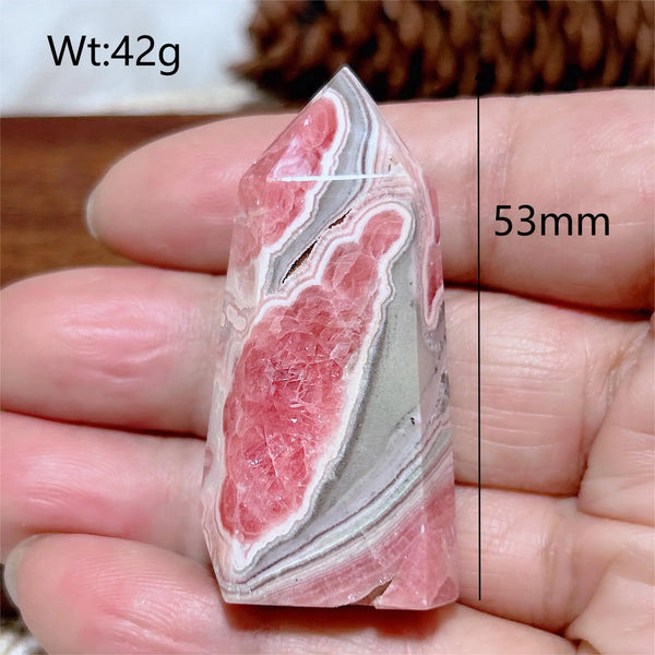 Pink Rhodochrosite Point-ToShay.org