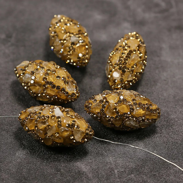 Yellow Citrine Crystal Beads-ToShay.org