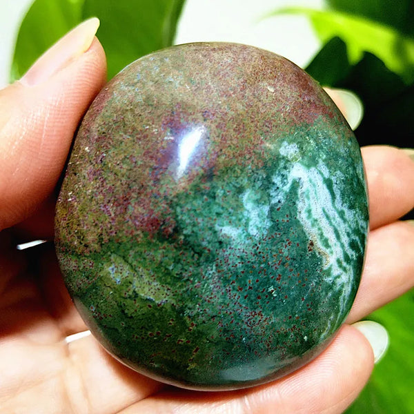 Ocean Jasper Palm Stone-ToShay.org