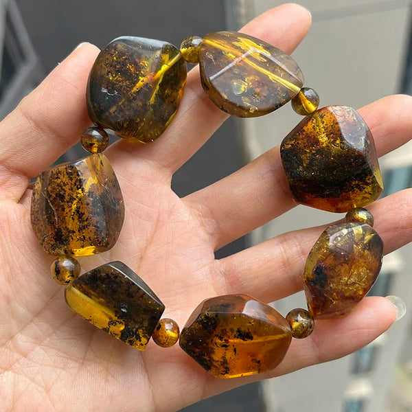 Yellow Amber Bracelet-ToShay.org