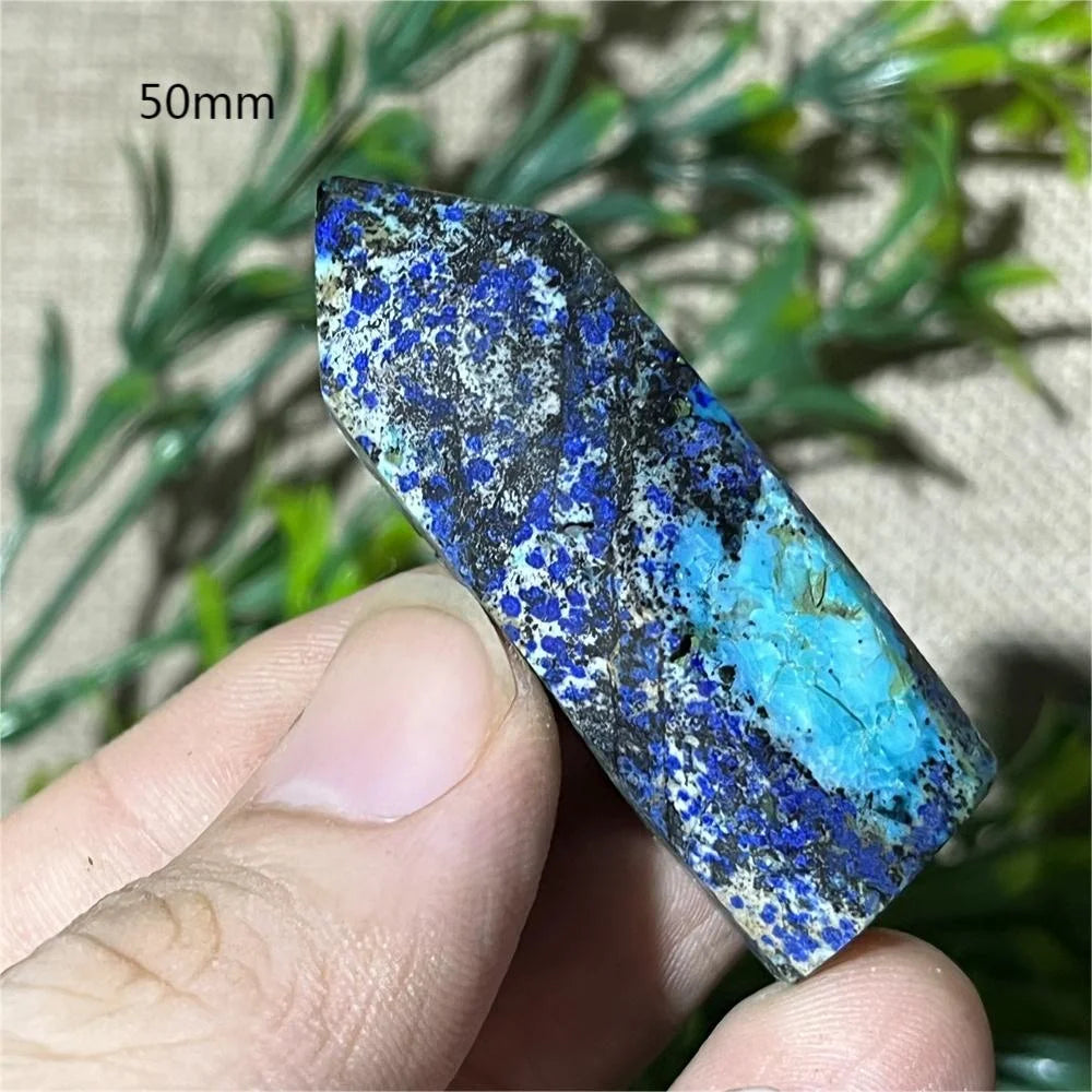 Blue Chrysocolla Point Wand-ToShay.org