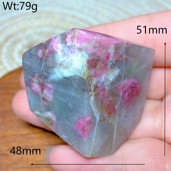 Pink Tourmaline Slice-ToShay.org