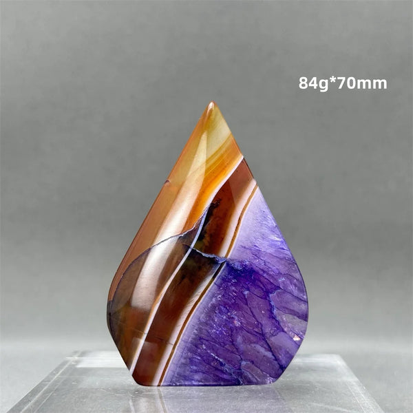 Purple Agate Torch-ToShay.org