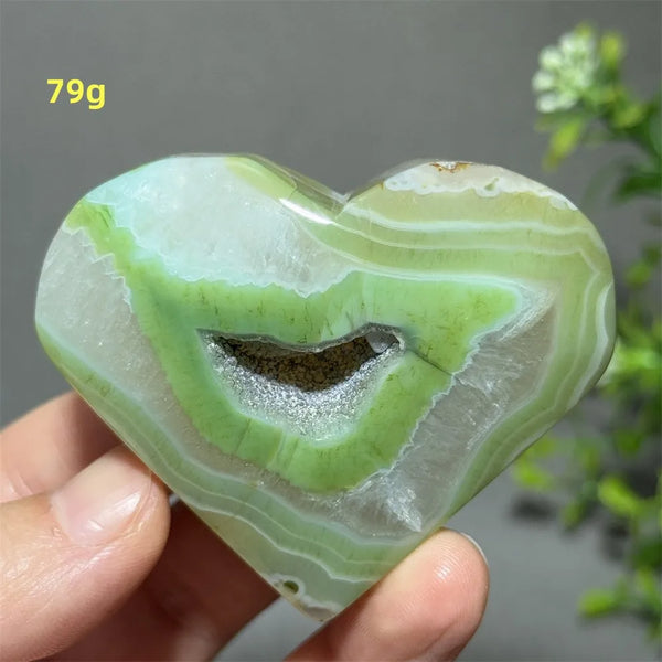 Green Agate Heart-ToShay.org