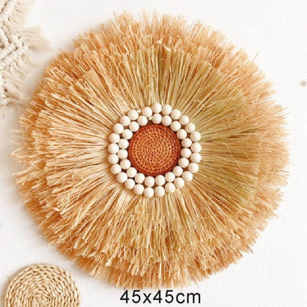Straw Woven Wall Decorations-ToShay.org
