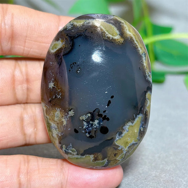 Fire Agate Palm Stone-ToShay.org