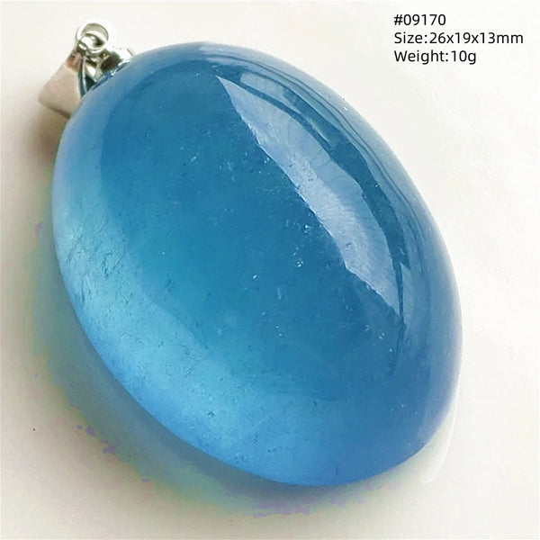 Blue Aquamarine Quartz Pendant-ToShay.org