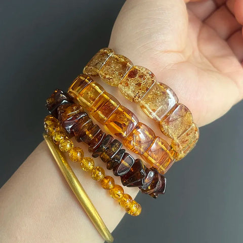 Yellow Amber Bracelet-ToShay.org