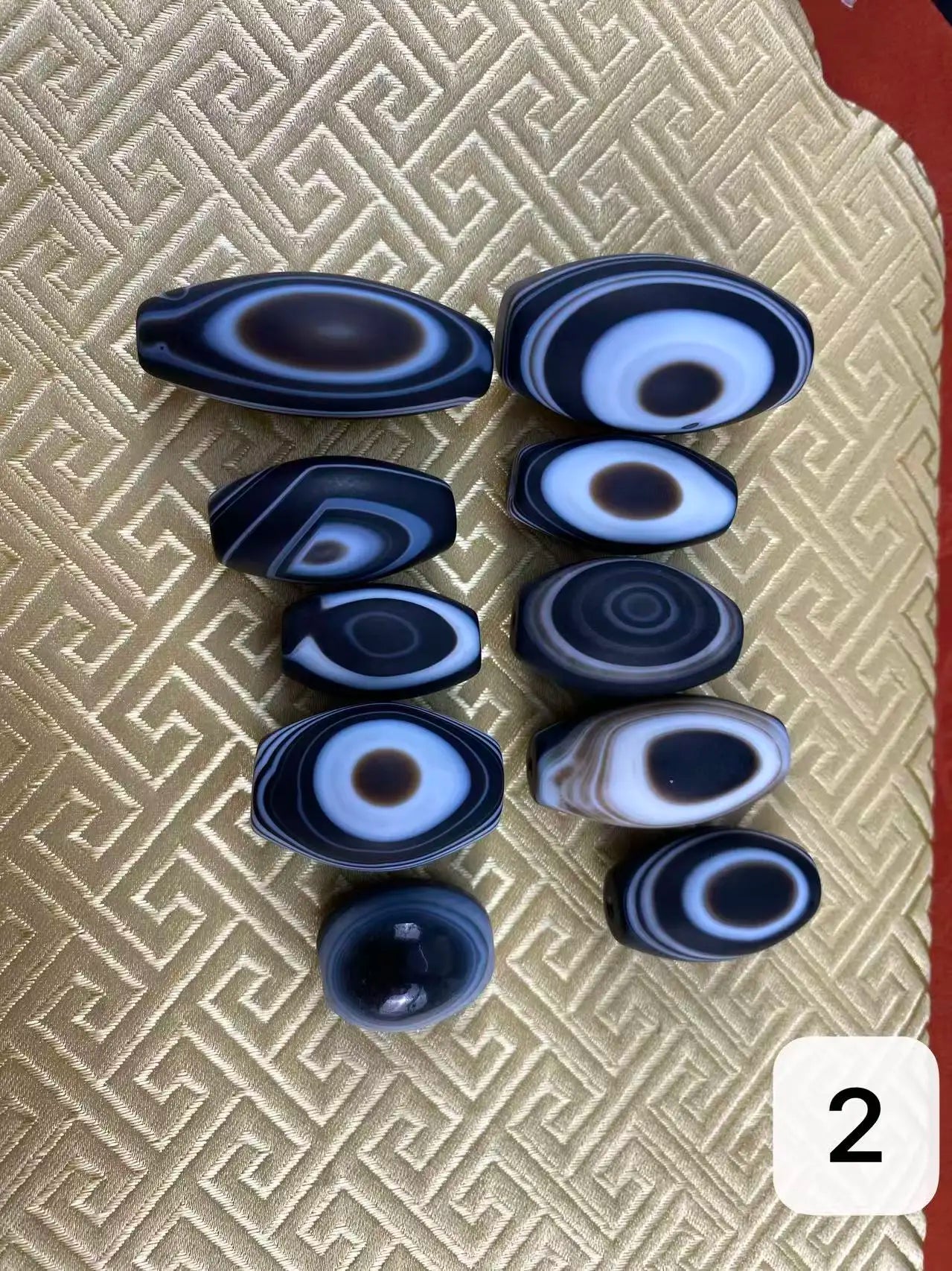Tibetan Eye Agate Beads-ToShay.org