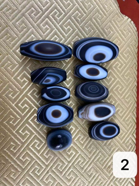 Tibetan Eye Agate Beads-ToShay.org
