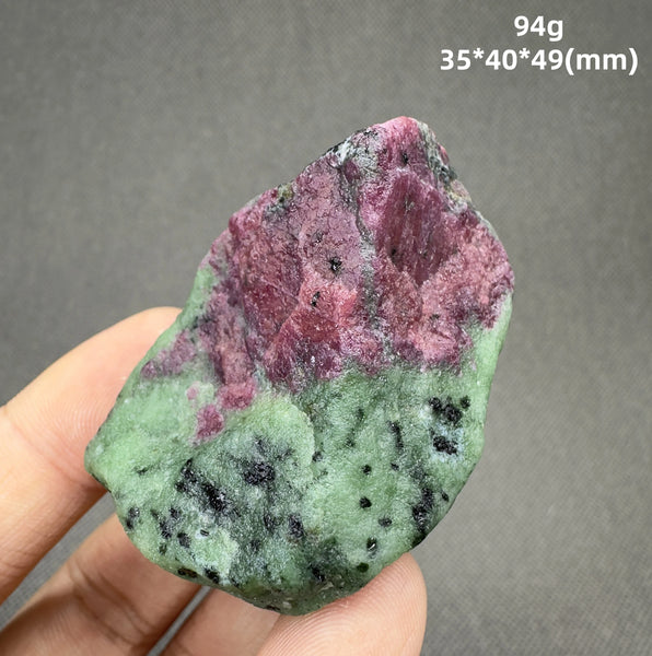 Red Green Ruby Epidote-ToShay.org