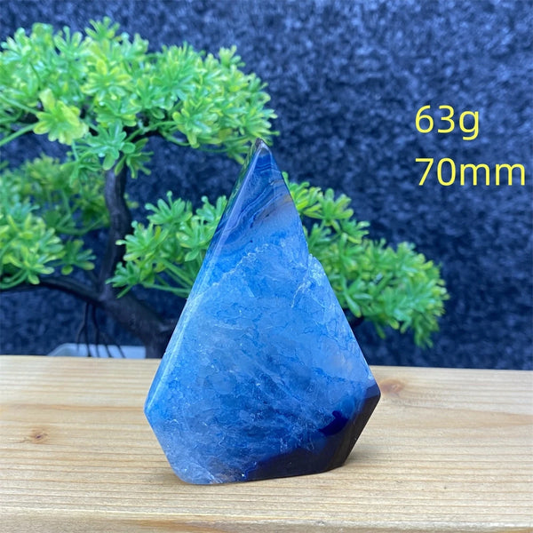 Blue Agate Torch-ToShay.org