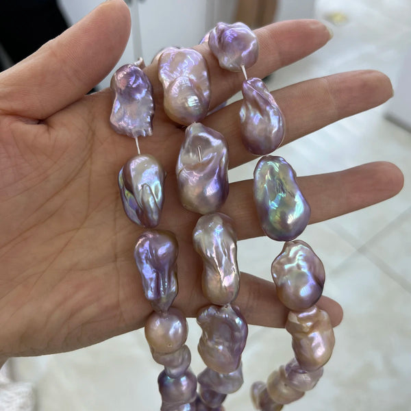 Purple Pearl Tail Beads-ToShay.org