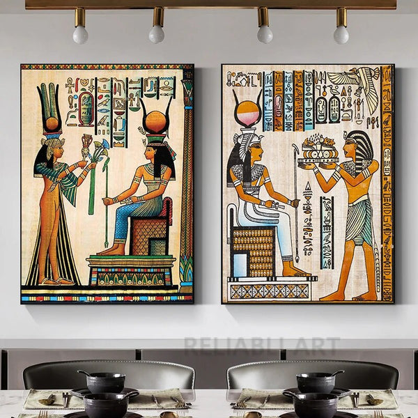 Egyptian Print Wall Art-ToShay.org