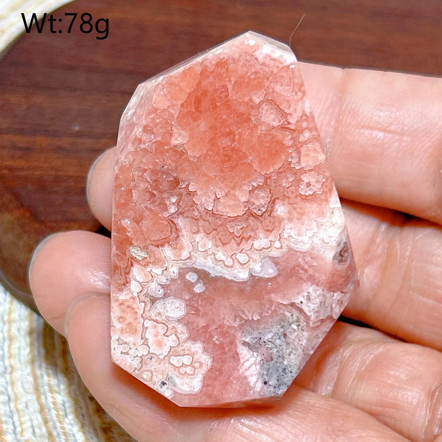 Pink Rhodochrosite Stone-ToShay.org
