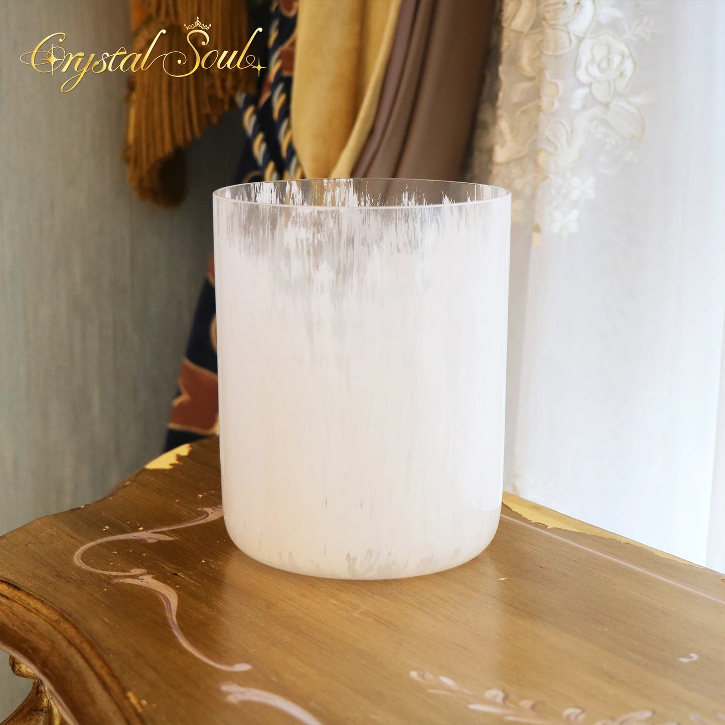 White Alchemy Crystal Singing Bowl-ToShay.org