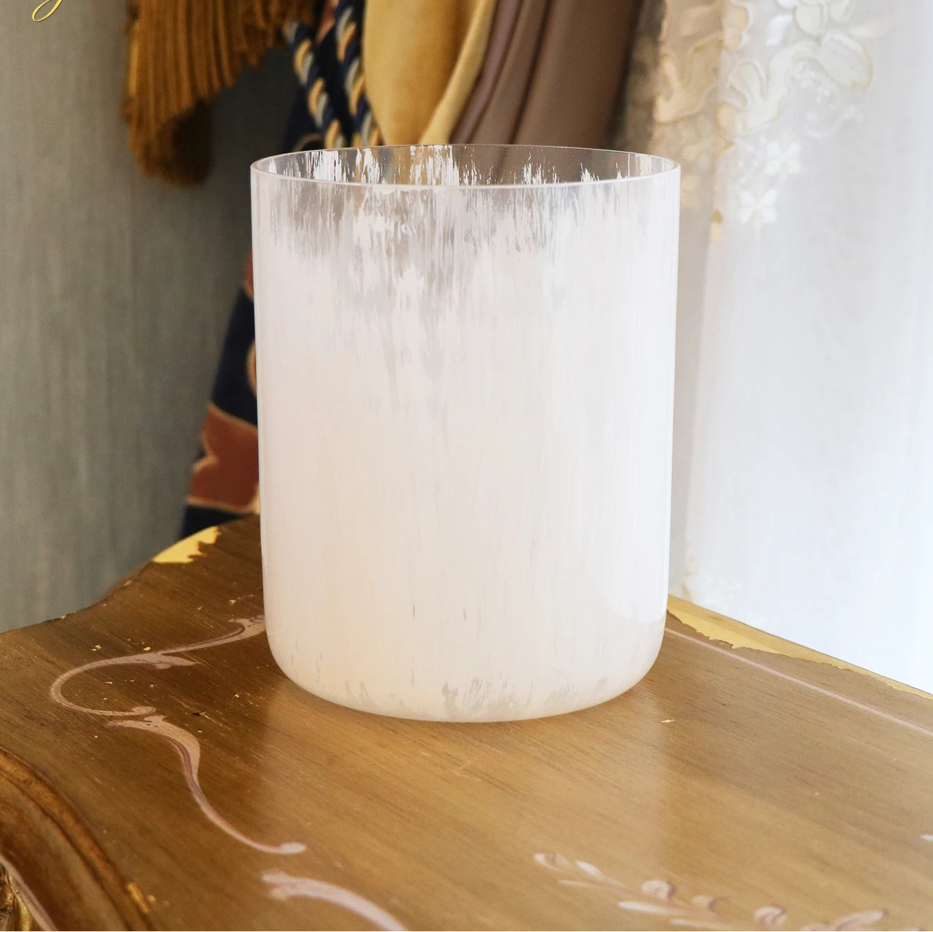 White Alchemy Crystal Singing Bowl-ToShay.org