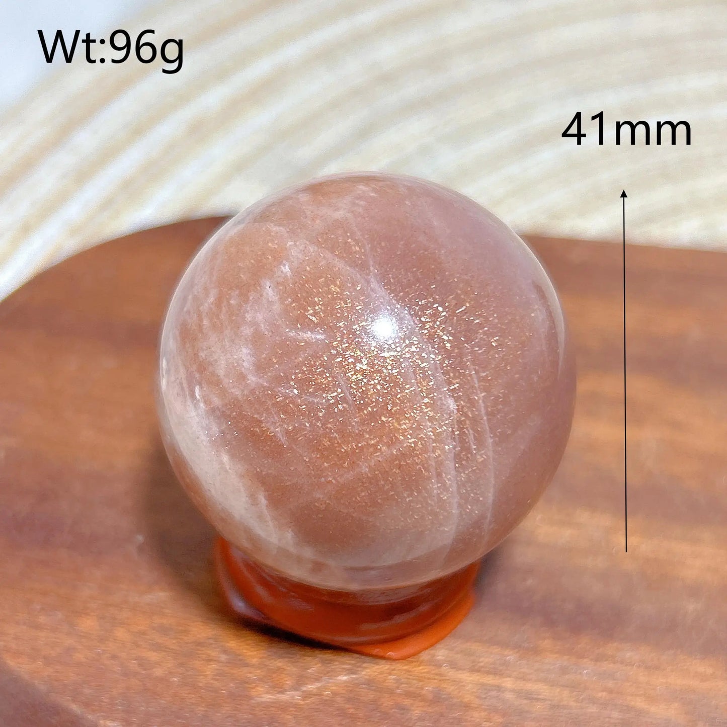 Pink Moonstone Ball-ToShay.org