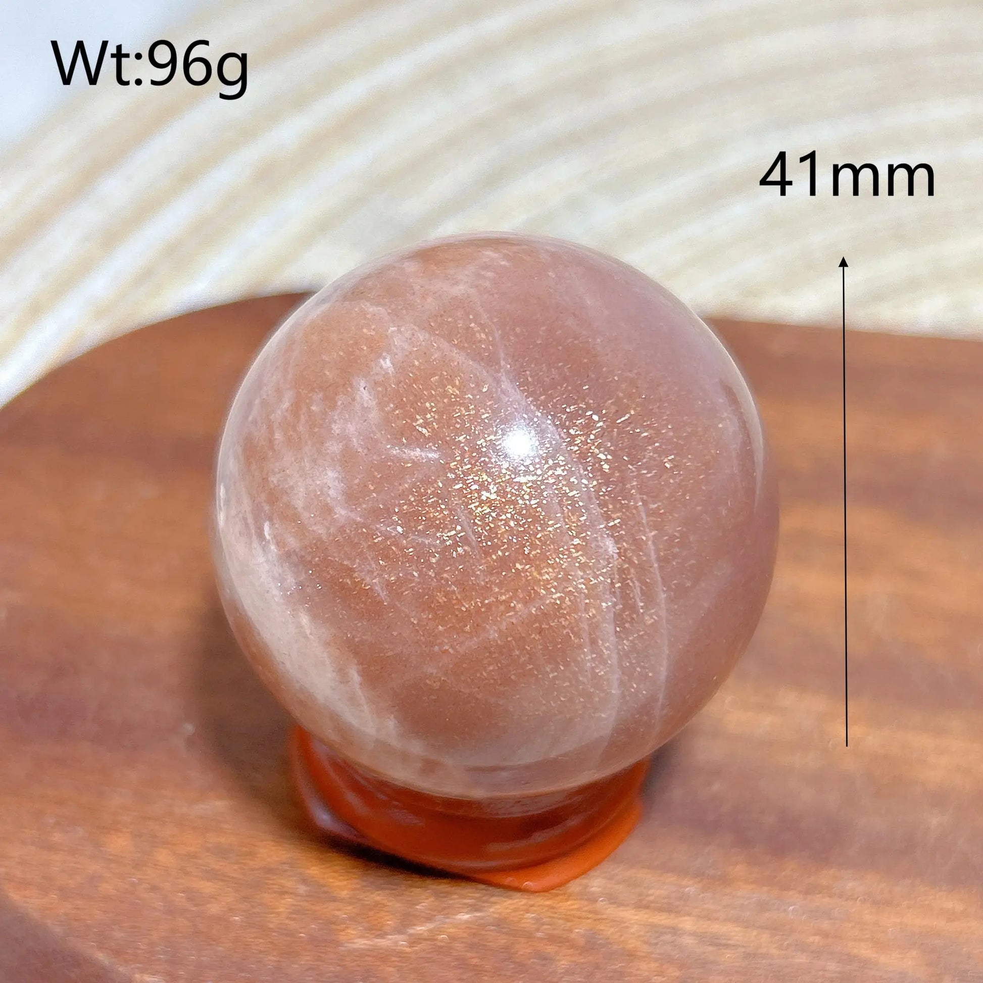 Pink Moonstone Ball-ToShay.org