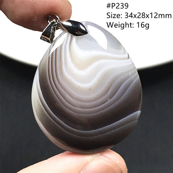 Black Lace Agate Pendant-ToShay.org