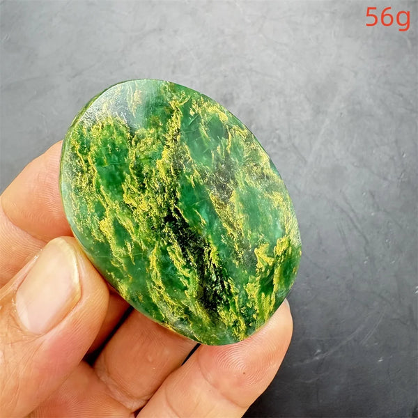 Green Verdite Palm Stone-ToShay.org
