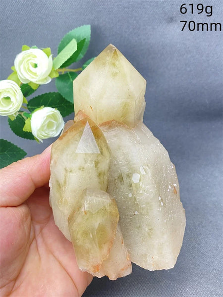 Yellow Quartz Cluster Crystal-ToShay.org