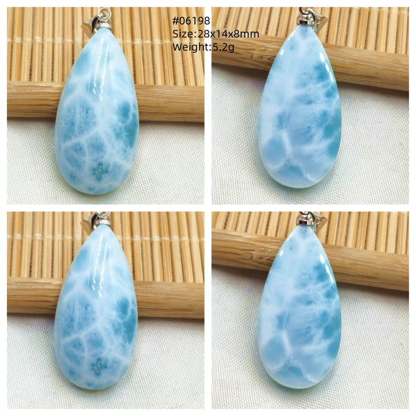Blue Larimar Pendant-ToShay.org