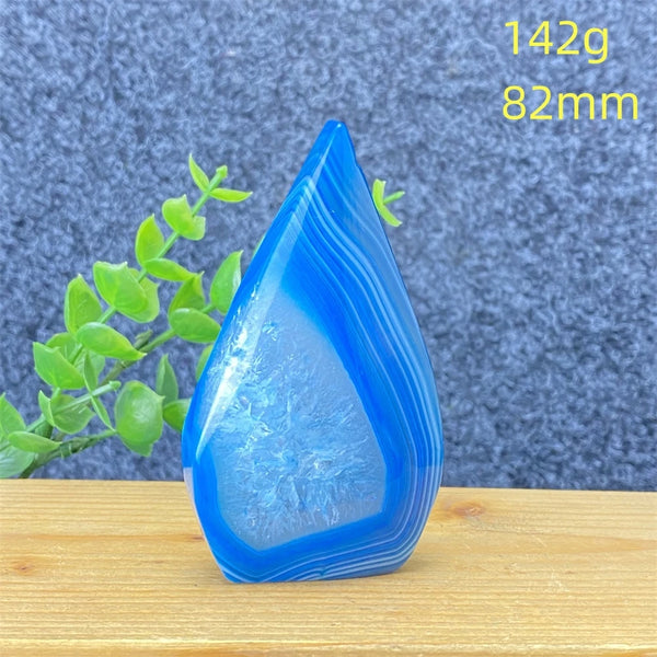 Blue Lace Agate Torch-ToShay.org