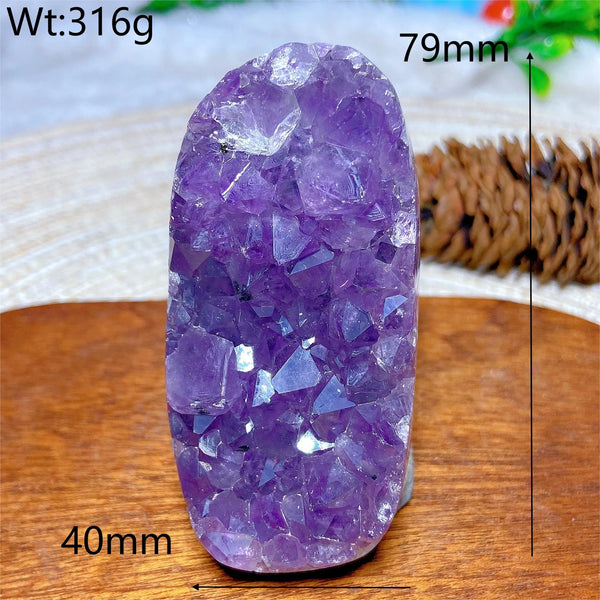 Purple Amethyst Cluster Geode-ToShay.org