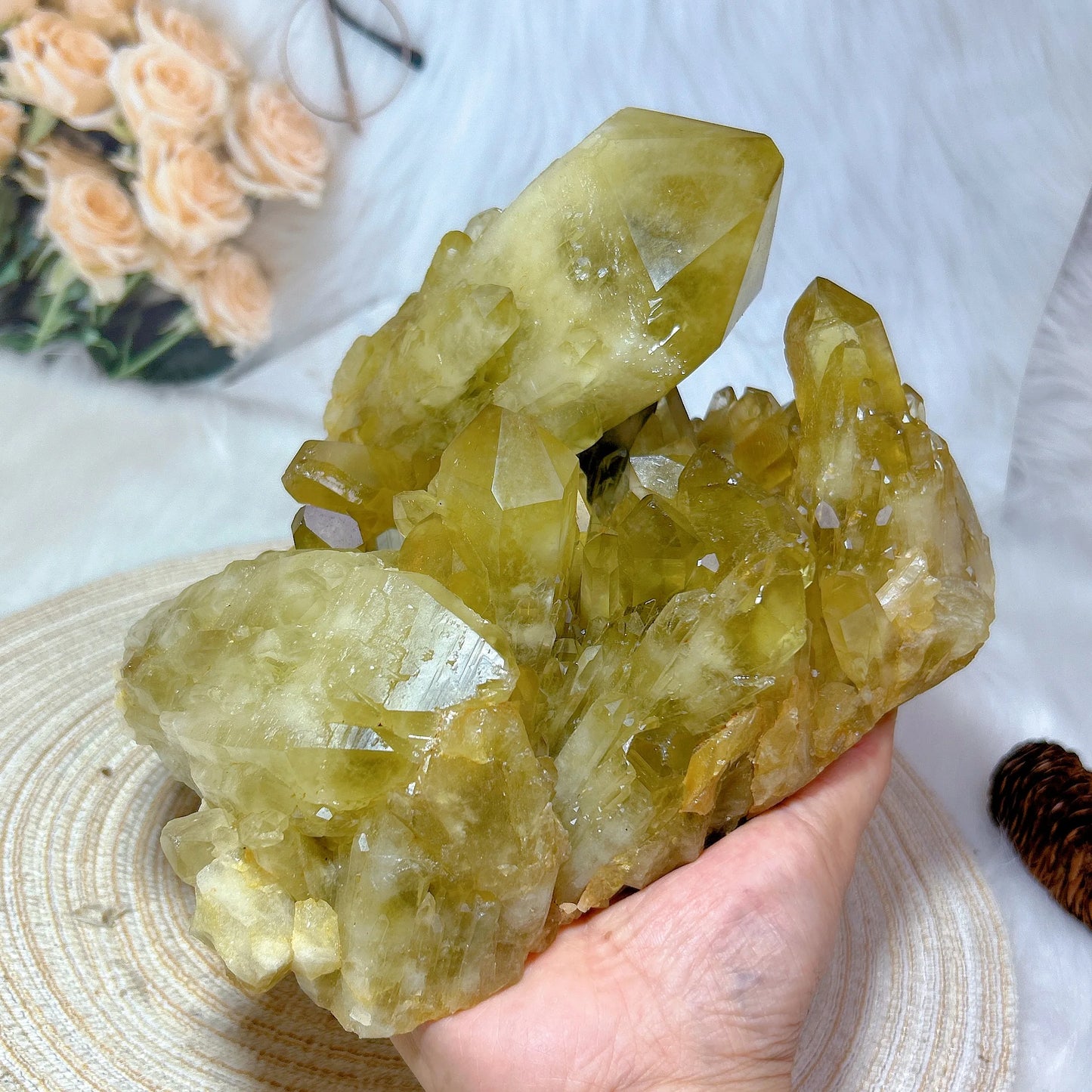 Yellow Citrine Cluster-ToShay.org