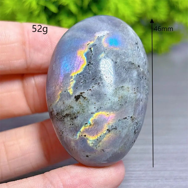 Purple Labradorite Palm Stone-ToShay.org