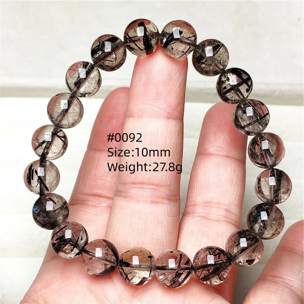 Black Rutilated Quartz Bracelet-ToShay.org