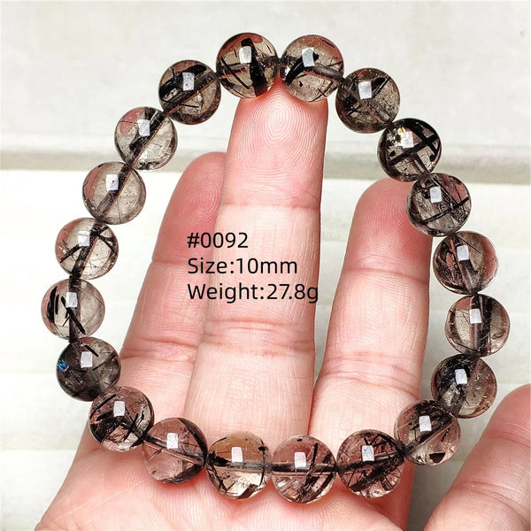 Black Rutilated Quartz Bracelet-ToShay.org