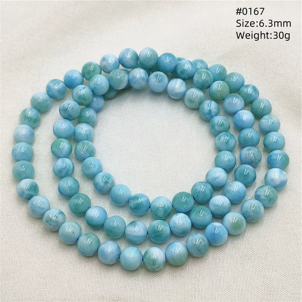 Blue Larimar Wrap Bracelet-ToShay.org