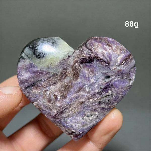 Purple Dragon Crystal Heart-ToShay.org