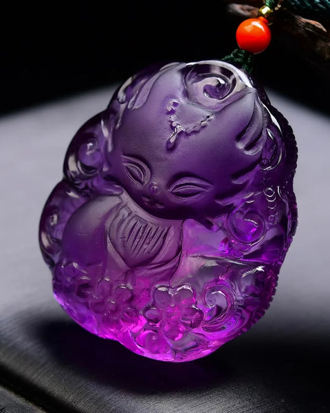 Purple Amethyst Quartz Fox-ToShay.org