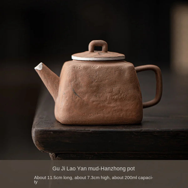 Stoneware Rock Clay Teapot-ToShay.org