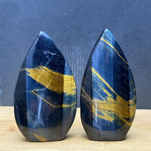 Blue Tiger Eye Stone Flame-ToShay.org