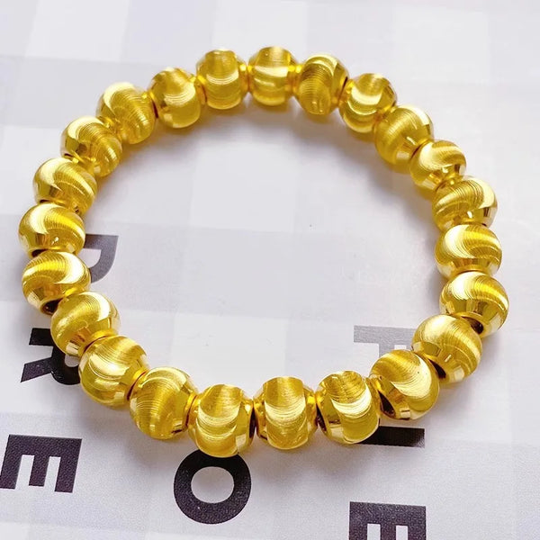 Gold Dragon Bead Bracelet-ToShay.org